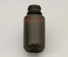 PP bottle brown with scale 250mL 110203 - Durable UV bottle - 3012221109111 - Image 3