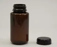 PP bottle brown with scale 500mL 110204 - Durable UV bottle - 3012221109121 - Image 2