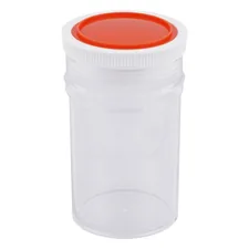 PS sample tube bottle 120 mL S-120 9-850-08 - Stackable PS bottle - 3012221106171 - Image 1