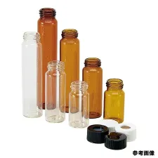 サンプルチューブボトル 30mL ブラウン 30STBBR - 蓋は別売り - 1102121102131 -  画像 1