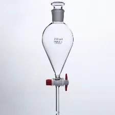 Separating funnel with Teflon stopcock 500ml 6403 - Low-expansion glass - 1112138101131 - Image 1