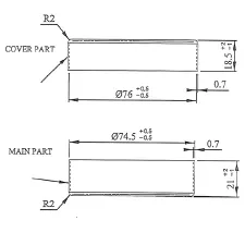 Stainless petri dish 75x20mm 1224 - Tight-seal petri dish - 1102424100111 - Image 2