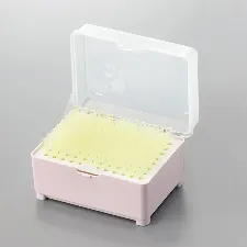 Sterile pipette tip 200uL, yellow, rack, V-200RE - Stackable pipette tip - 1132237103111 - Image 2
