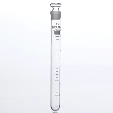 Test tube with glass stopper with grad 30ml TS19  - Low-expansion glass - 1112127106141 - Image 1