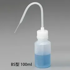 洗浄瓶 BSタイプ 100mL BS-100 - BS型洗浄瓶 - 1102222100101 -  画像 1