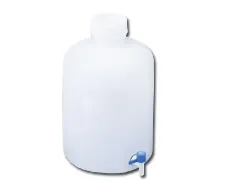 Wide-neck HDPE round tank lever cock 50L 1036-08 - Plastic tanks, drums and gallons - 1122223120141